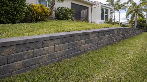 retaining works – after retaining works - after